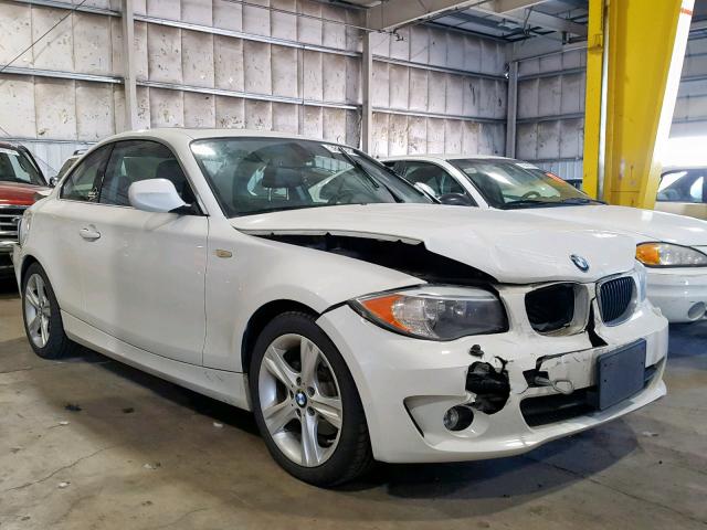 WBAUP9C50DVS94725 - 2013 BMW 128 I WHITE photo 1