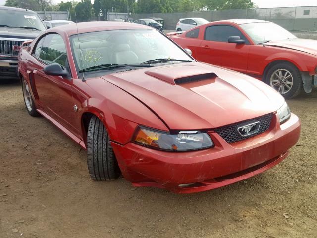 1FAFP42X34F109763 - 2004 FORD MUSTANG GT BURGUNDY photo 1