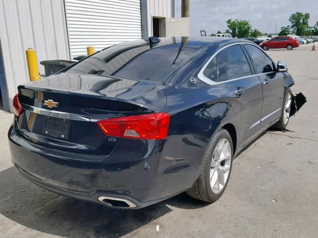 1G1145S37GU157579 - 2016 CHEVROLET IMPALA LTZ BLACK photo 4