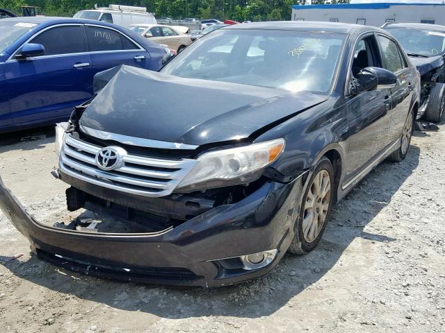 4T1BK3DB3CU452484 - 2012 TOYOTA AVALON BAS BLACK photo 2