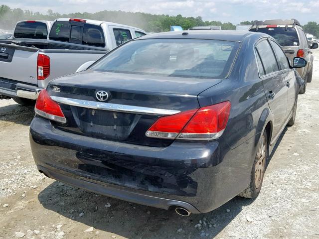 4T1BK3DB3CU452484 - 2012 TOYOTA AVALON BAS BLACK photo 4