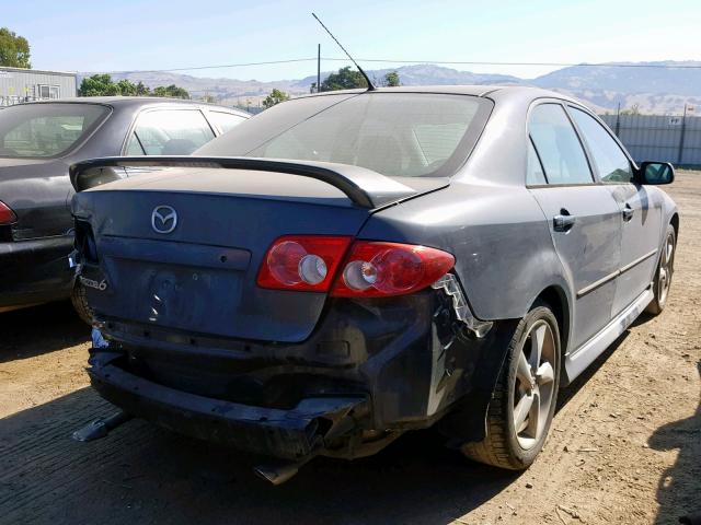 1YVHP80C955M11330 - 2005 MAZDA 6 I CHARCOAL photo 4