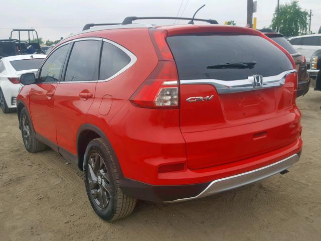 3CZRM3H56GG711330 - 2016 HONDA CR-V EX RED photo 3