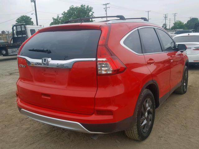 3CZRM3H56GG711330 - 2016 HONDA CR-V EX RED photo 4