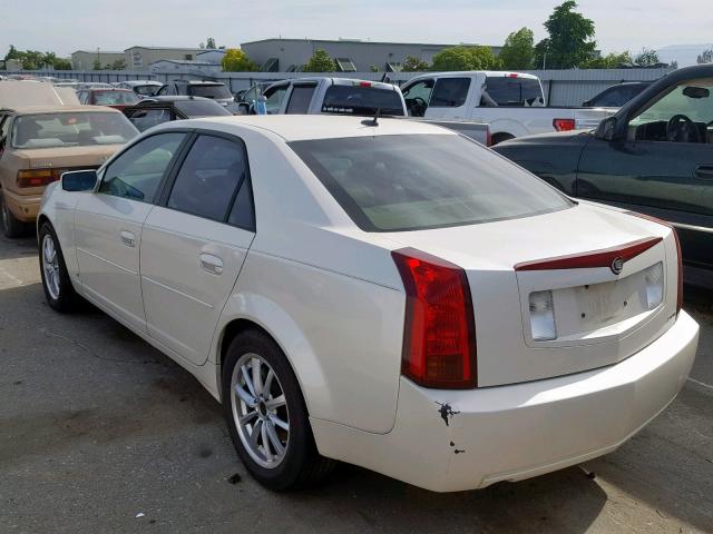 1G6DP577X60163649 - 2006 CADILLAC CTS HI FEA WHITE photo 3