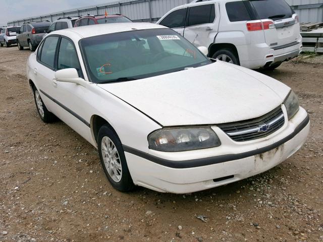 2G1WF52E519174290 - 2001 CHEVROLET IMPALA WHITE photo 1