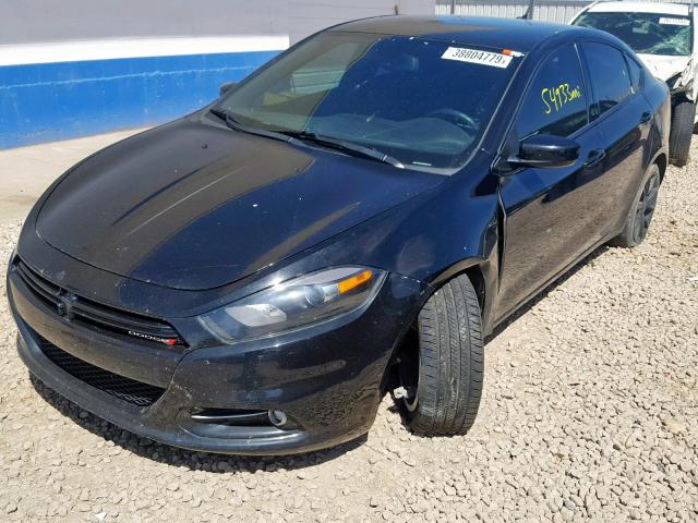 1C3CDFBB8FD112750 - 2015 DODGE DART SXT BLACK photo 2