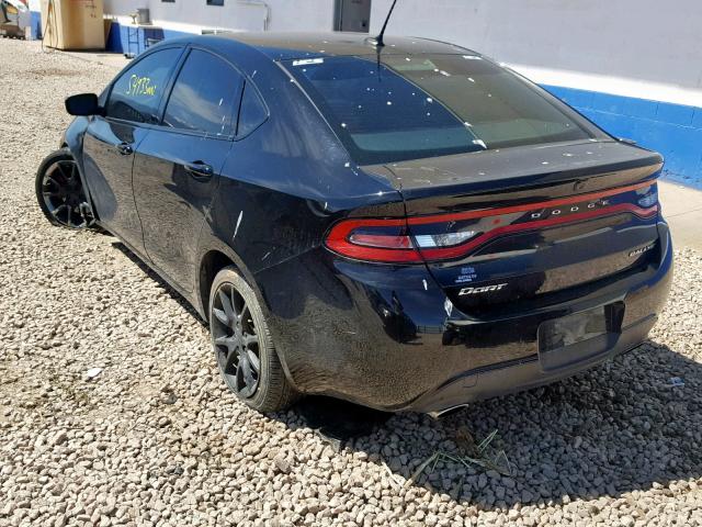 1C3CDFBB8FD112750 - 2015 DODGE DART SXT BLACK photo 3