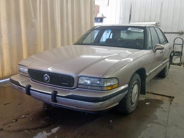 1G4HP53LXPH420132 - 1993 BUICK LESABRE CU BEIGE photo 2