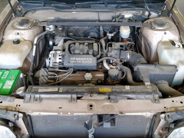 1G4HP53LXPH420132 - 1993 BUICK LESABRE CU BEIGE photo 7