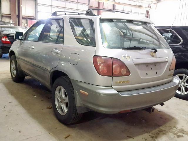 JT6GF10U5X0037794 - 1999 LEXUS RX 300 SILVER photo 3