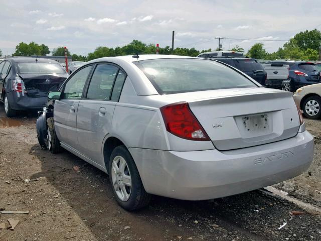 1G8AJ55F67Z171377 - 2007 SATURN ION LEVEL SILVER photo 3