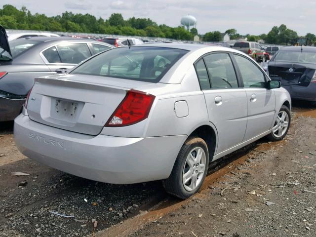 1G8AJ55F67Z171377 - 2007 SATURN ION LEVEL SILVER photo 4