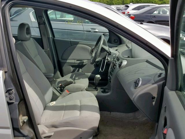 1G8AJ55F67Z171377 - 2007 SATURN ION LEVEL SILVER photo 5