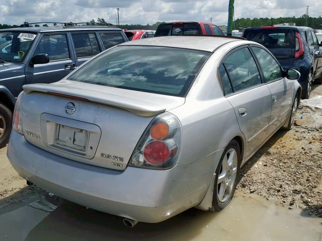 1N4BL11E22C145533 - 2002 NISSAN ALTIMA SE SILVER photo 4