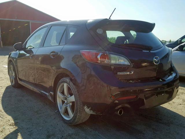 JM1BL1H56A1292626 - 2010 MAZDA 3 S BLACK photo 3