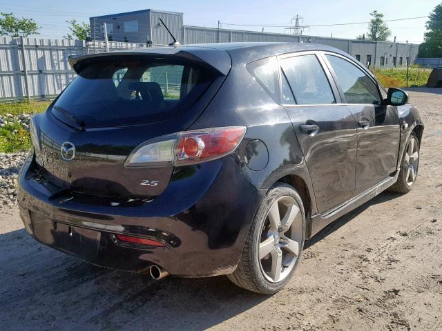 JM1BL1H56A1292626 - 2010 MAZDA 3 S BLACK photo 4