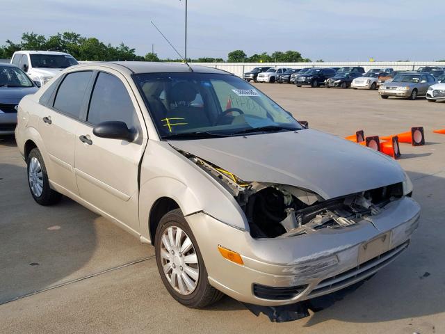 1FAFP34N57W102789 - 2007 FORD FOCUS ZX4 TAN photo 1