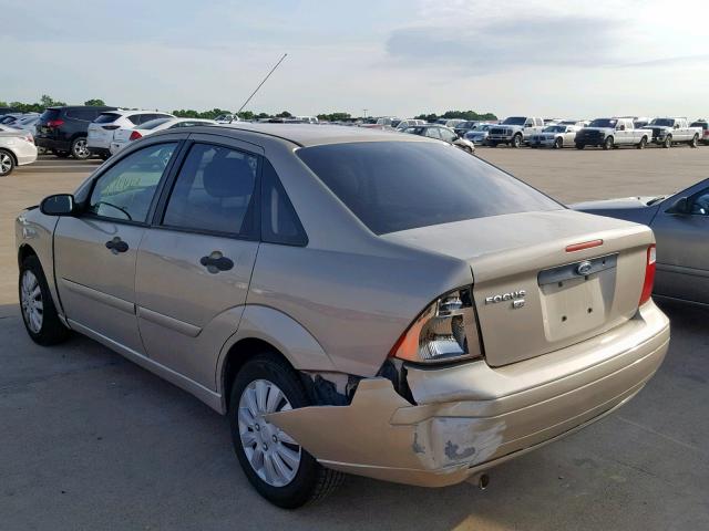 1FAFP34N57W102789 - 2007 FORD FOCUS ZX4 TAN photo 10