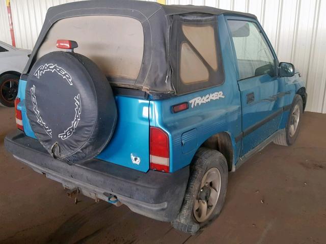 2CNBE1865V6919642 - 1997 GEO TRACKER BLUE photo 4