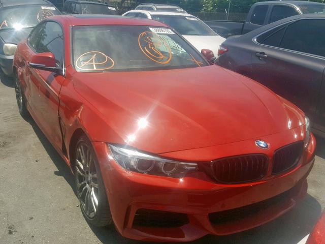 WBA3N7C57FK224830 - 2015 BMW 428 I RED photo 1