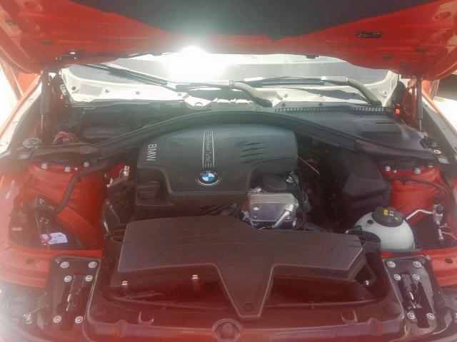 WBA3N7C57FK224830 - 2015 BMW 428 I RED photo 7
