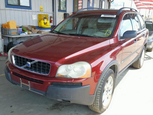 YV1CZ91H141096095 - 2004 VOLVO XC90 T6 RED photo 2