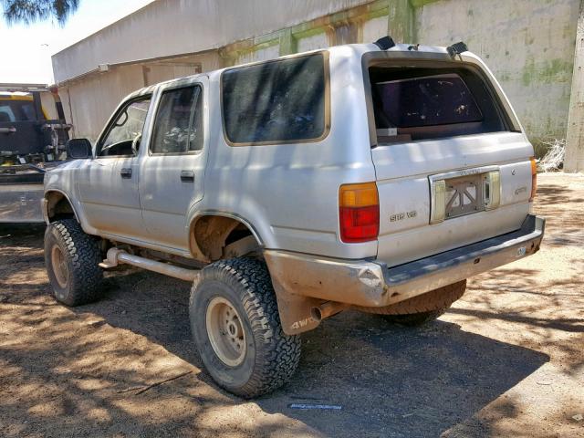 JT3VN39WXN0085733 - 1992 TOYOTA 4RUNNER VN SILVER photo 3