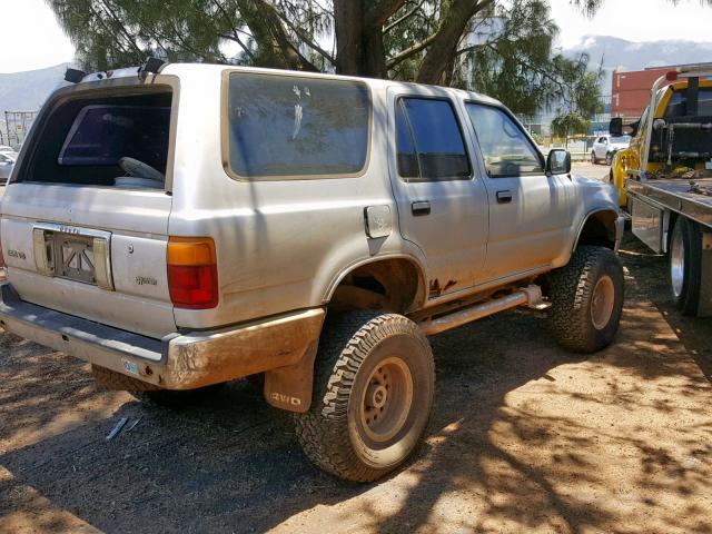 JT3VN39WXN0085733 - 1992 TOYOTA 4RUNNER VN SILVER photo 4