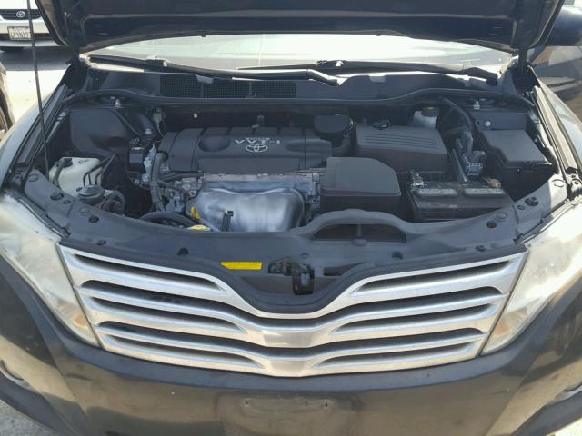 4T3ZE11A39U018362 - 2009 TOYOTA VENZA BASE BLACK photo 7