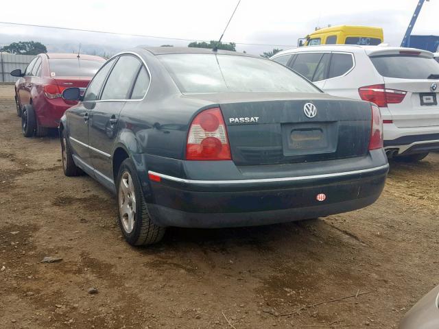 WVWMD63B94E175782 - 2004 VOLKSWAGEN PASSAT GL GREEN photo 3