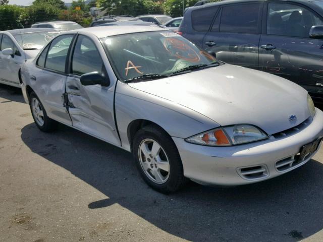 1G1JF524027392254 - 2002 CHEVROLET CAVALIER L SILVER photo 1