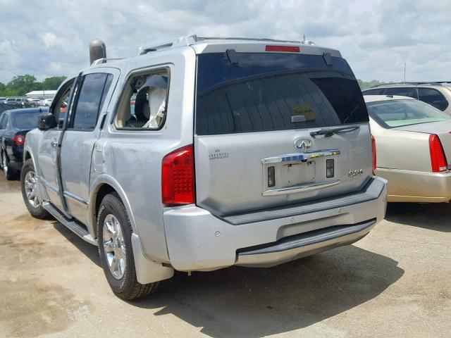 5N3AA08A46N814925 - 2006 INFINITI QX56 SILVER photo 3