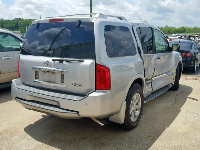 5N3AA08A46N814925 - 2006 INFINITI QX56 SILVER photo 4