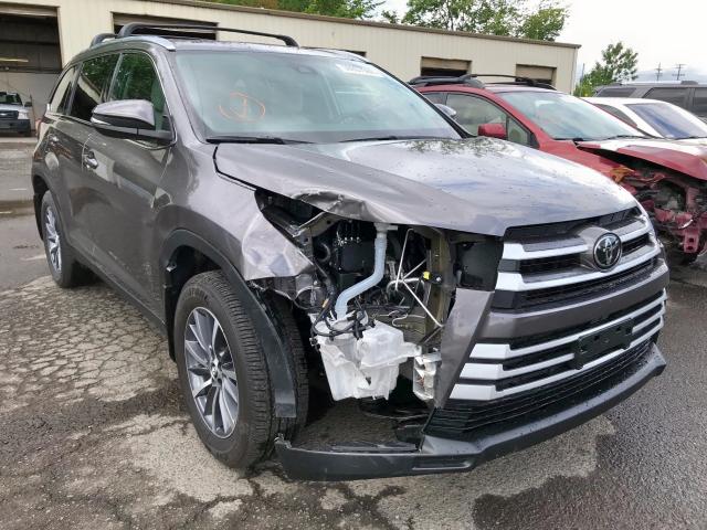 5TDJZRFH3KS921964 - 2019 TOYOTA HIGHLANDER GRAY photo 1