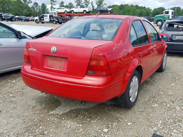 3VWSC29MXXM022187 - 1999 VOLKSWAGEN JETTA GLS RED photo 4