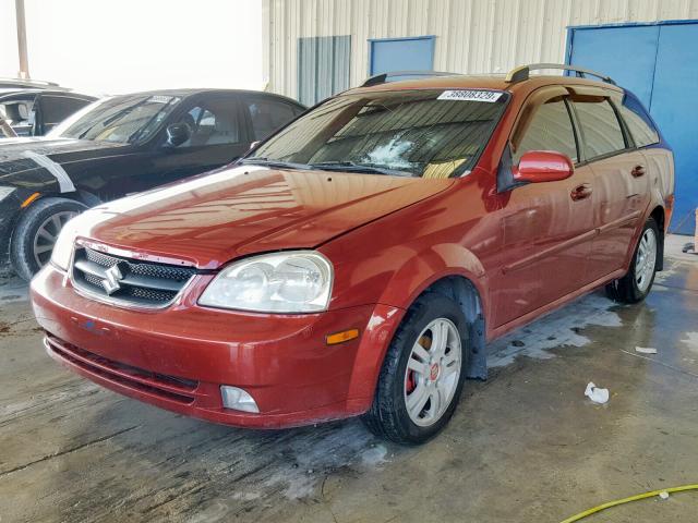 KL5JJ86ZX6K264237 - 2006 SUZUKI FORENZA PR BURGUNDY photo 2