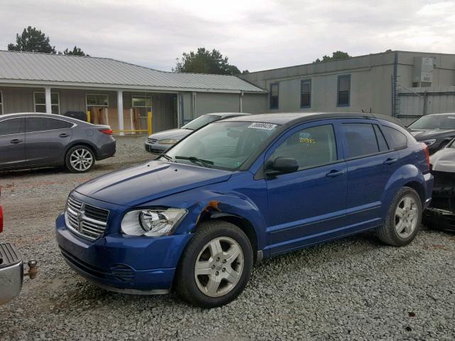 1B3HB48A49D148015 - 2009 DODGE CALIBER SX BLUE photo 2