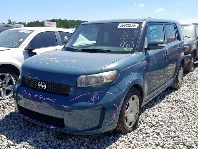 JTLKE50E081029740 - 2008 TOYOTA SCION XB Теңіз көгі фото 2