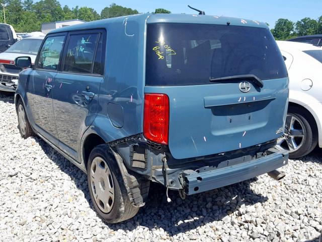 JTLKE50E081029740 - 2008 TOYOTA SCION XB Теңіз көгі фото 3