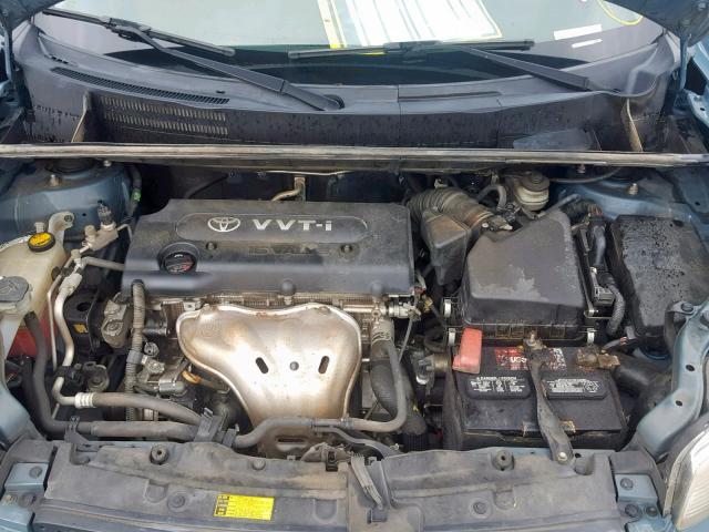 JTLKE50E081029740 - 2008 TOYOTA SCION XB Теңіз көгі фото 7