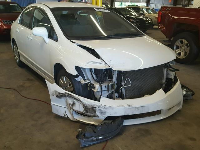 19XFA4F51BE000939 - 2011 HONDA CIVIC GX WHITE photo 1