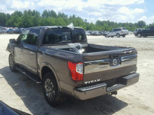 1N6AA1E51HN515676 - 2017 NISSAN TITAN SV GRAY photo 3