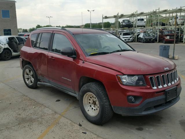 1C4NJDBB0ED591875 - 2014 JEEP COMPASS SP 勃艮第红 照片 1