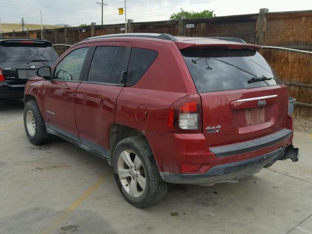 1C4NJDBB0ED591875 - 2014 JEEP COMPASS SP 勃艮第红 照片 3