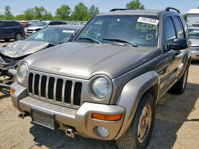 1J4GL58K83W700742 - 2003 JEEP LIBERTY LI GOLD photo 2