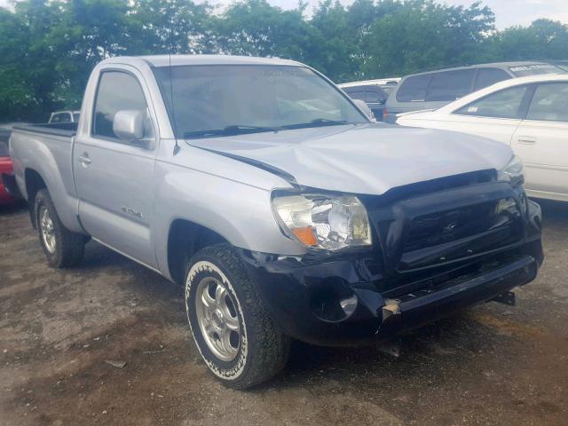 5TENX22N16Z319177 - 2006 TOYOTA TACOMA SILVER photo 1