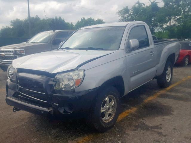 5TENX22N16Z319177 - 2006 TOYOTA TACOMA SILVER photo 2