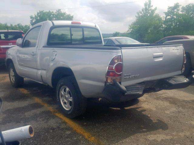 5TENX22N16Z319177 - 2006 TOYOTA TACOMA SILVER photo 3