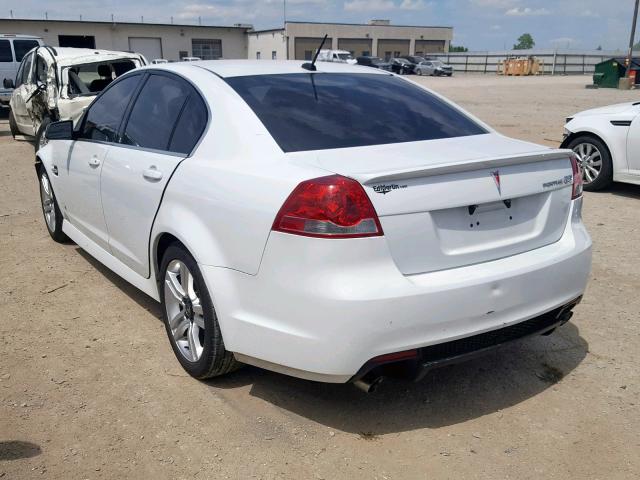 6G2ER57738L120906 - 2008 PONTIAC G8 WHITE photo 3